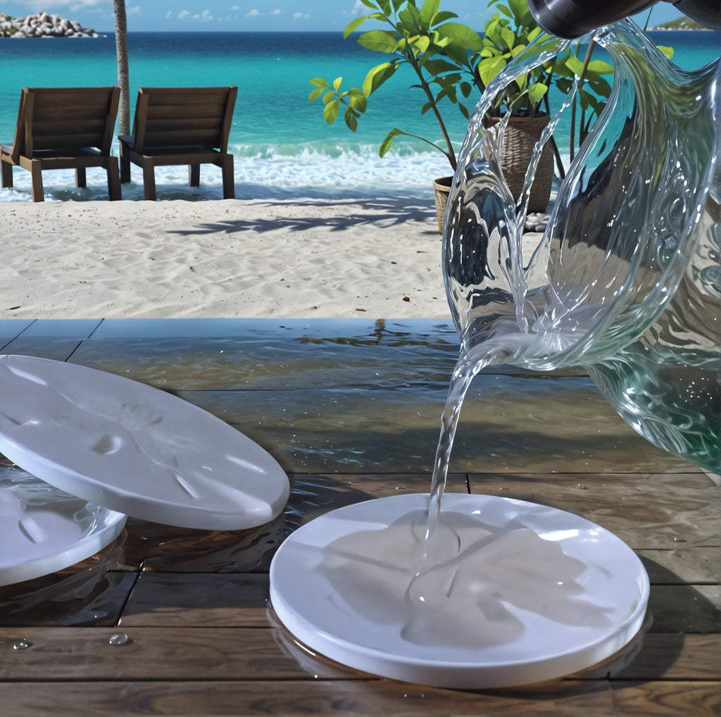 Beach Chair Drink Coasters