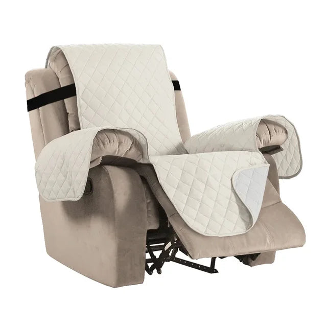 Waterproof Recliner Cover Snap Fixed Pet Dog Kids Sofa Mat Couch Slipcovers