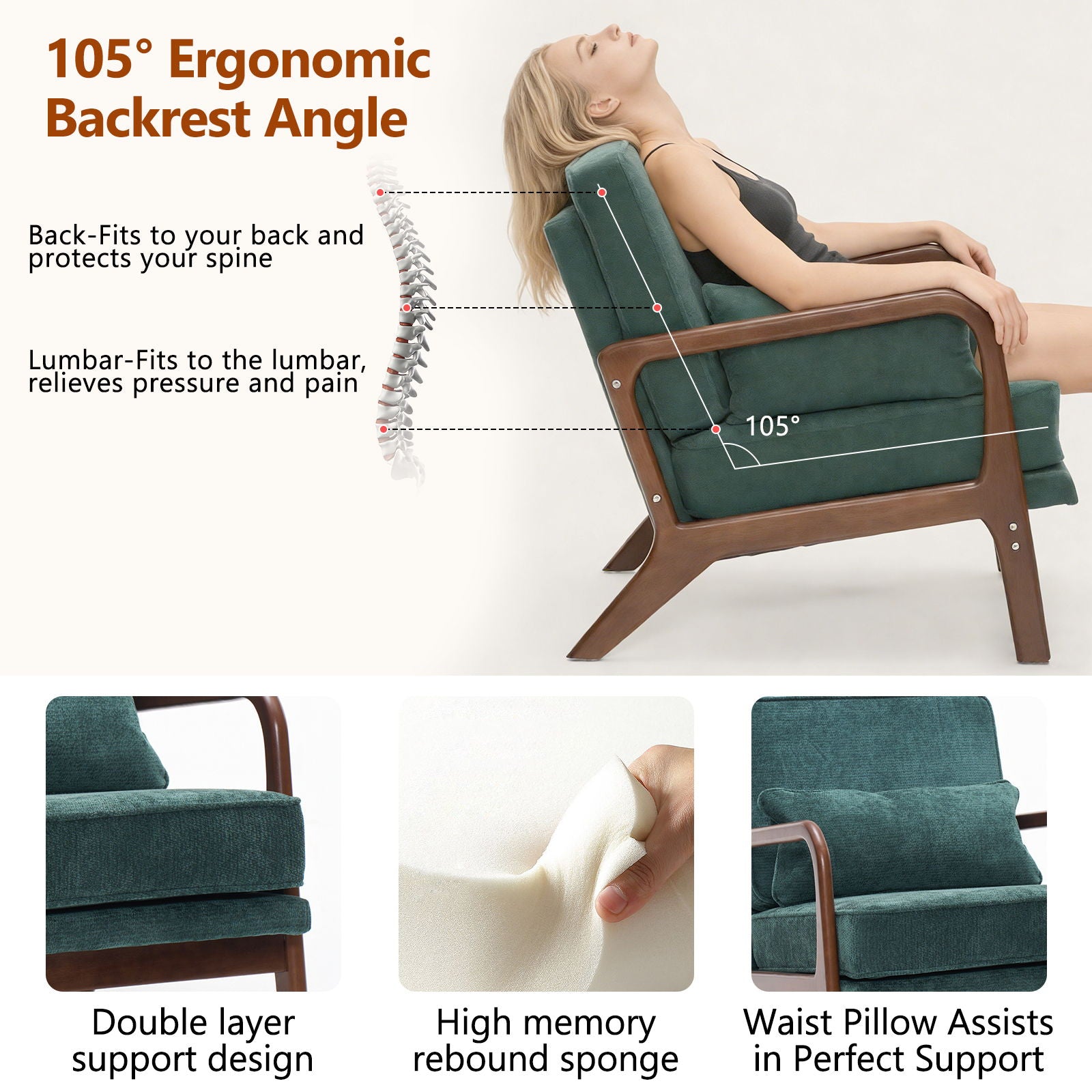 Upholstered Living Room Chair
