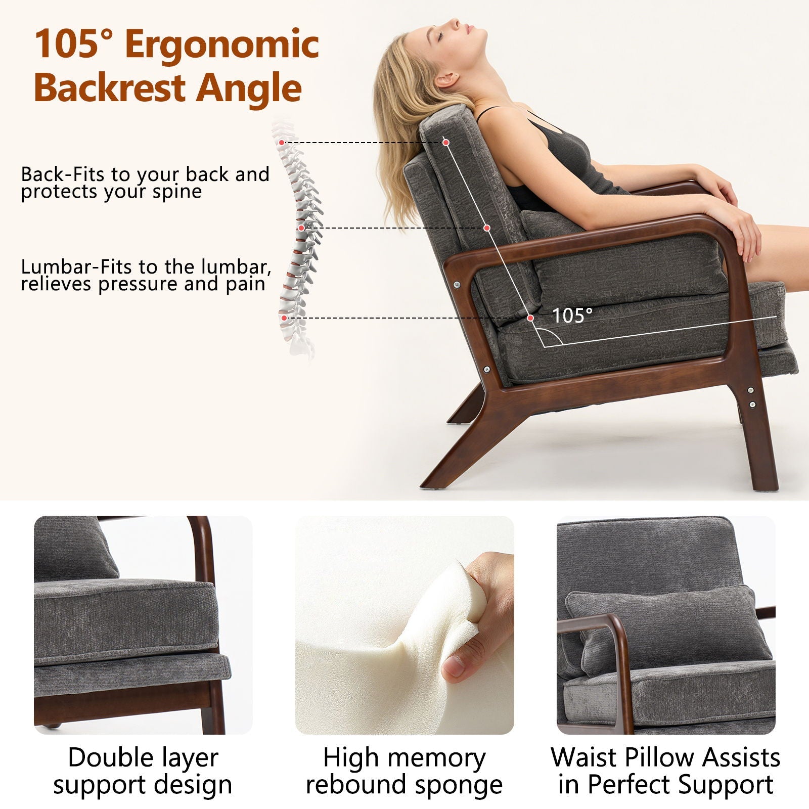 Upholstered Living Room Chair