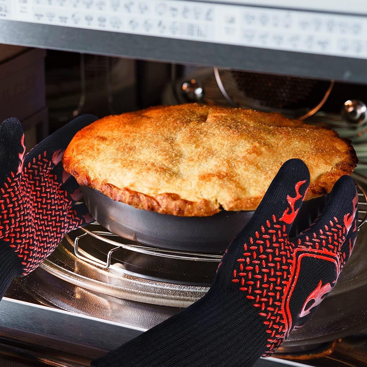 1PC 1472 Degrees Extreme Heat Resistant Grilling Glovees