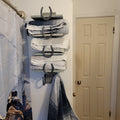 The Wash-House Rack: Heritage Bathroom Towel Organizer