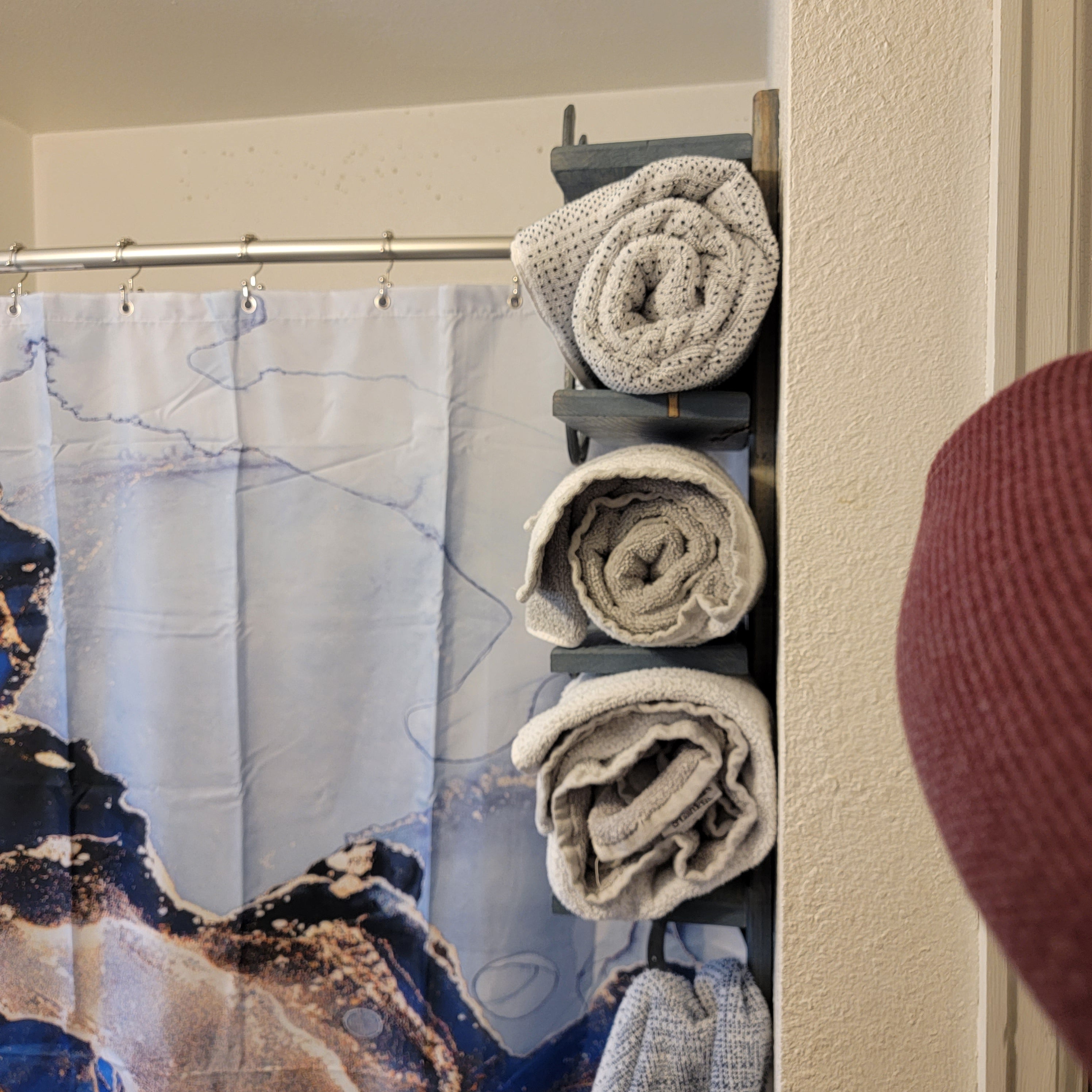 The Wash-House Rack: Heritage Bathroom Towel Organizer