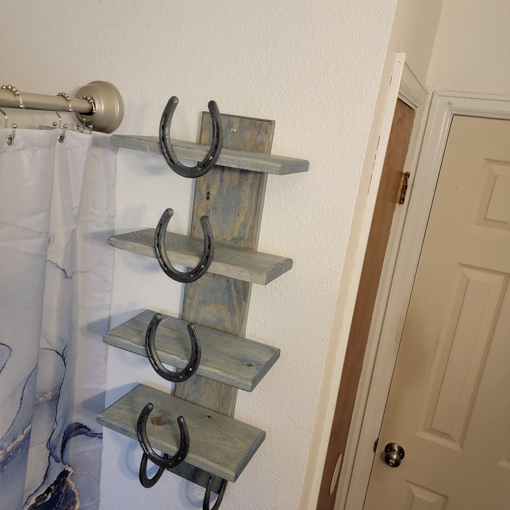The Wash-House Rack: Heritage Bathroom Towel Organizer