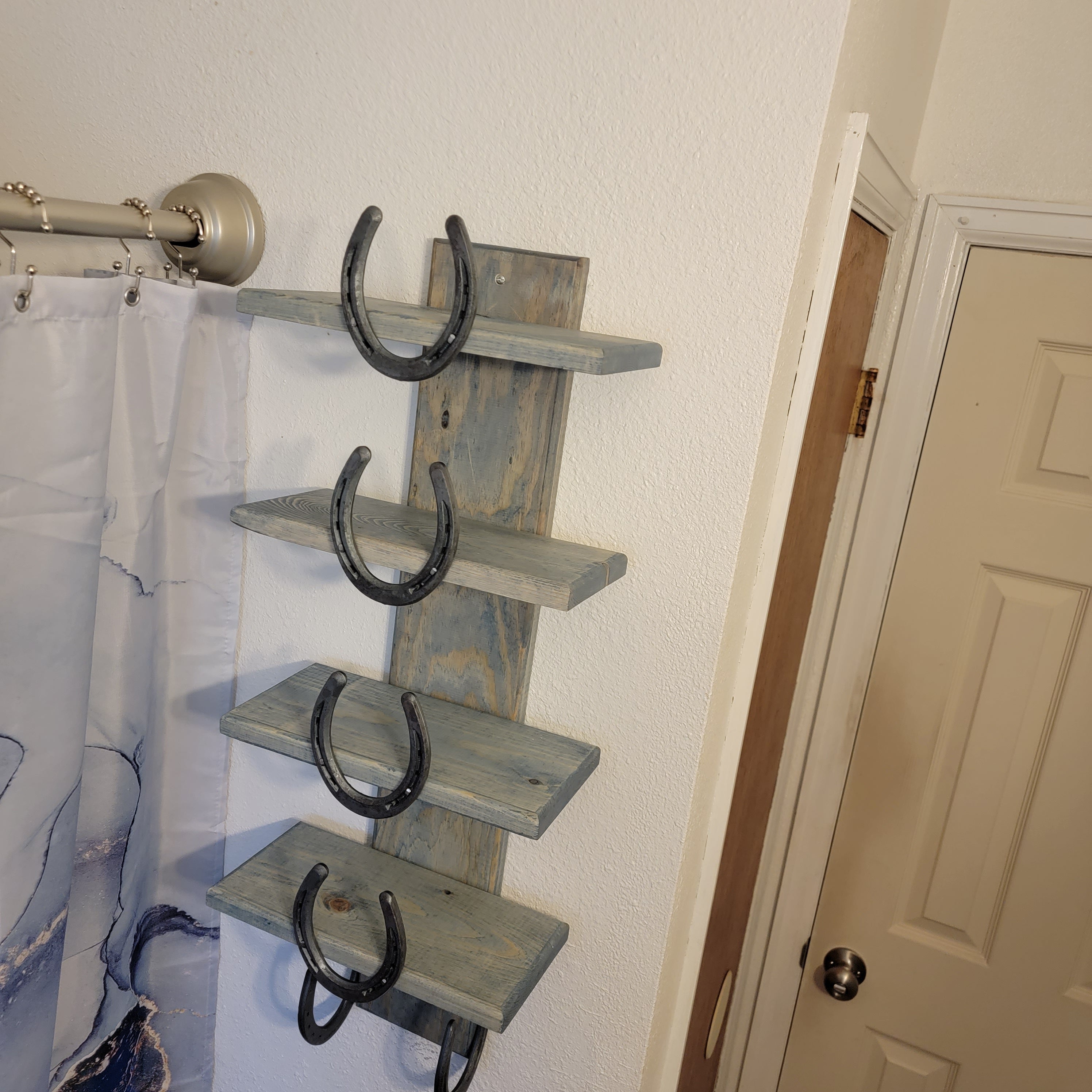 The Wash-House Rack: Heritage Bathroom Towel Organizer