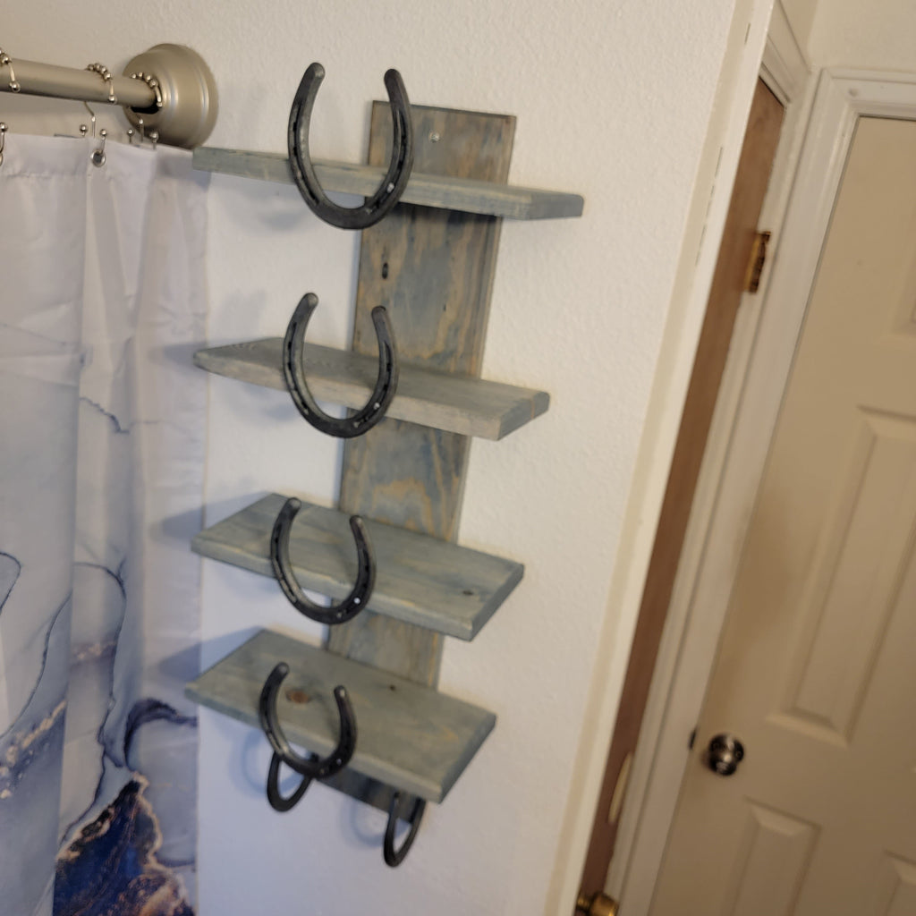The Wash-House Rack: Heritage Bathroom Towel Organizer