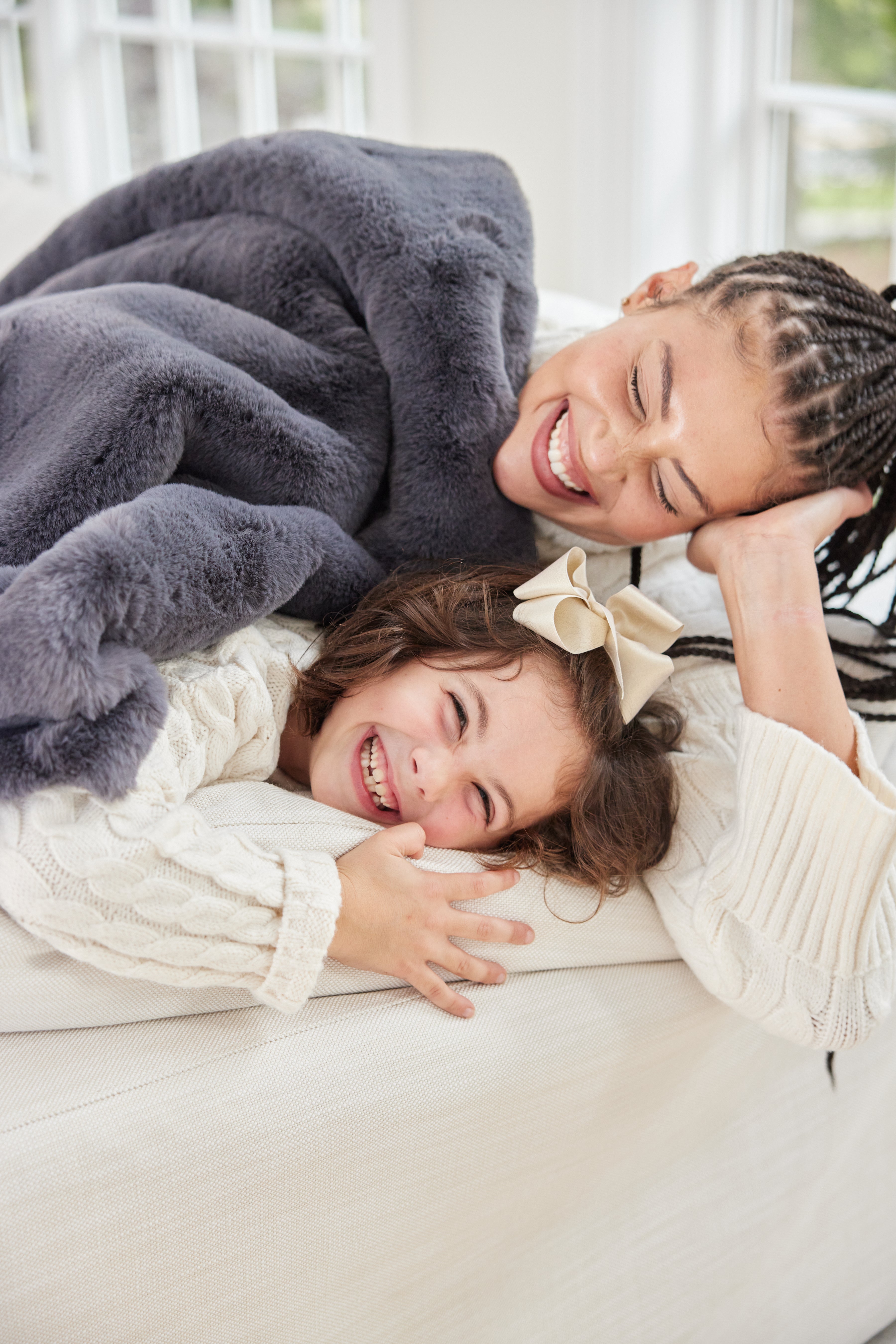 Luxury Indoor Large Blanket with Waterproof Backing | Pretty Rugged