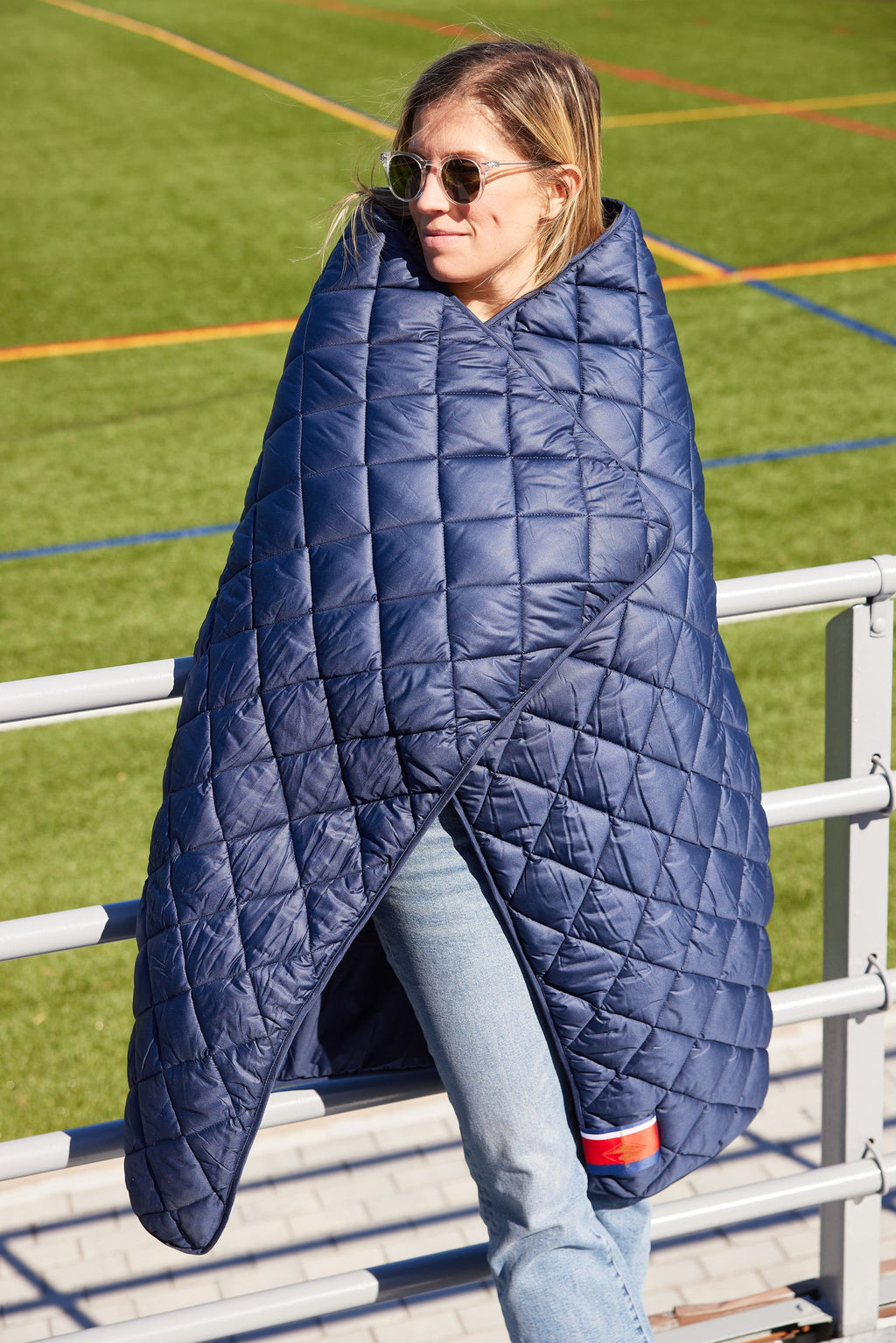 Waterproof Puffer Blanket with Pockets | Pretty Rugged
