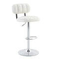 Adjustable Height Bar Stools With Footrest For Kitchen Island (Set of 2)