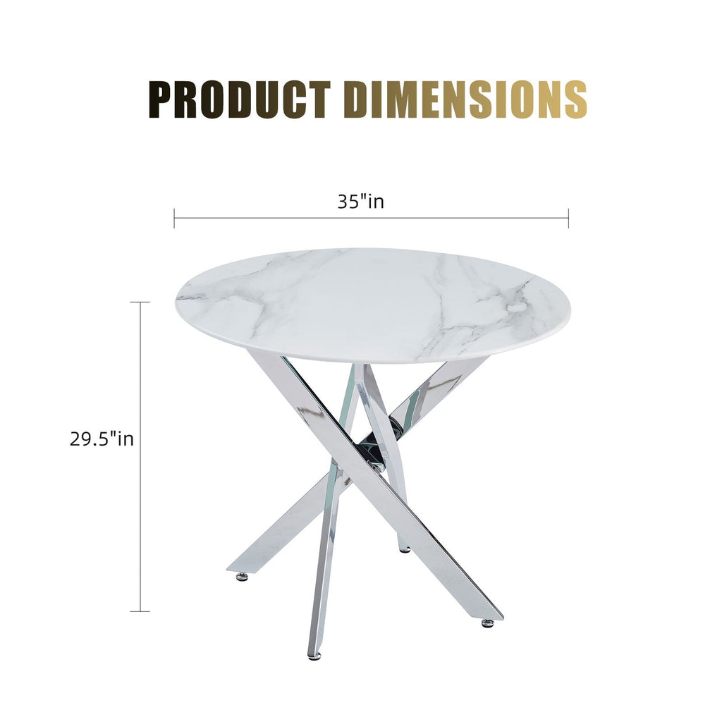 Modern Round Table For Dining Room
