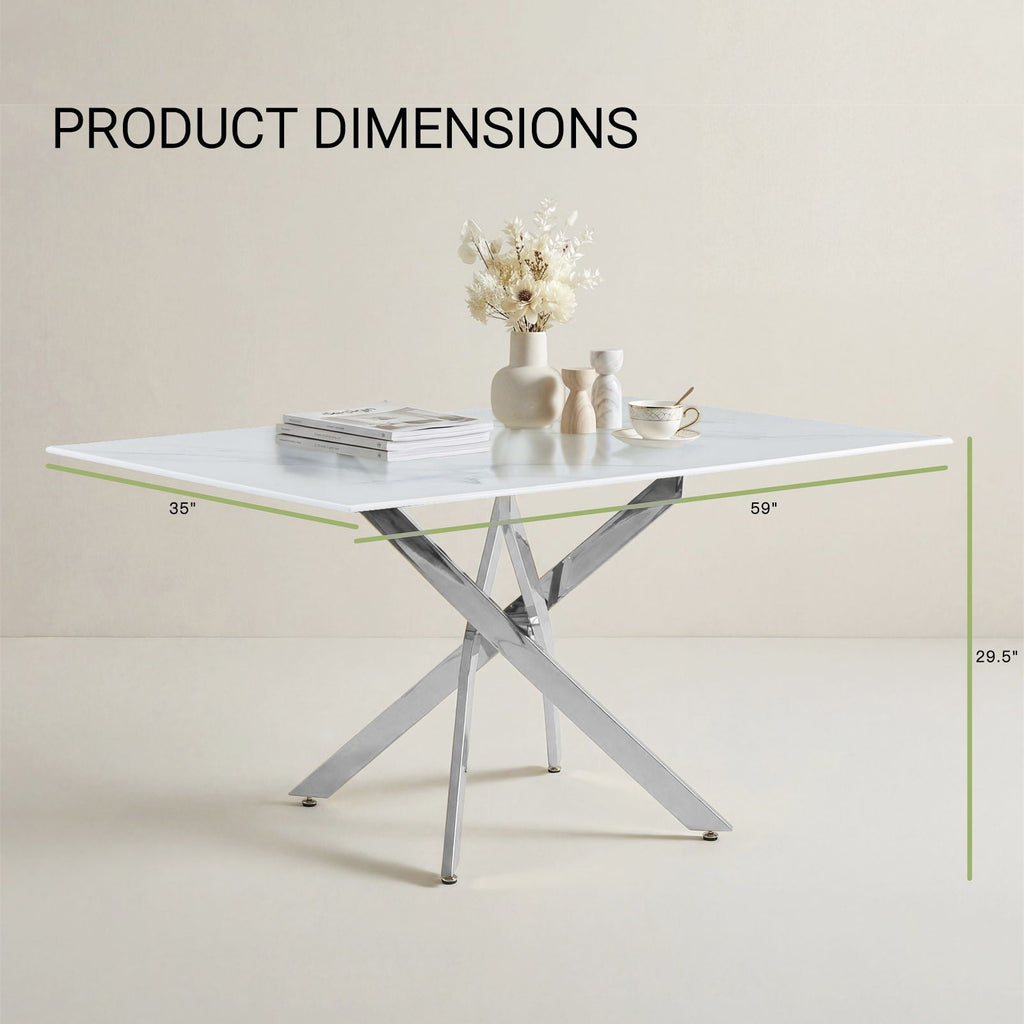 Modern Rectangular Table For Dining Room