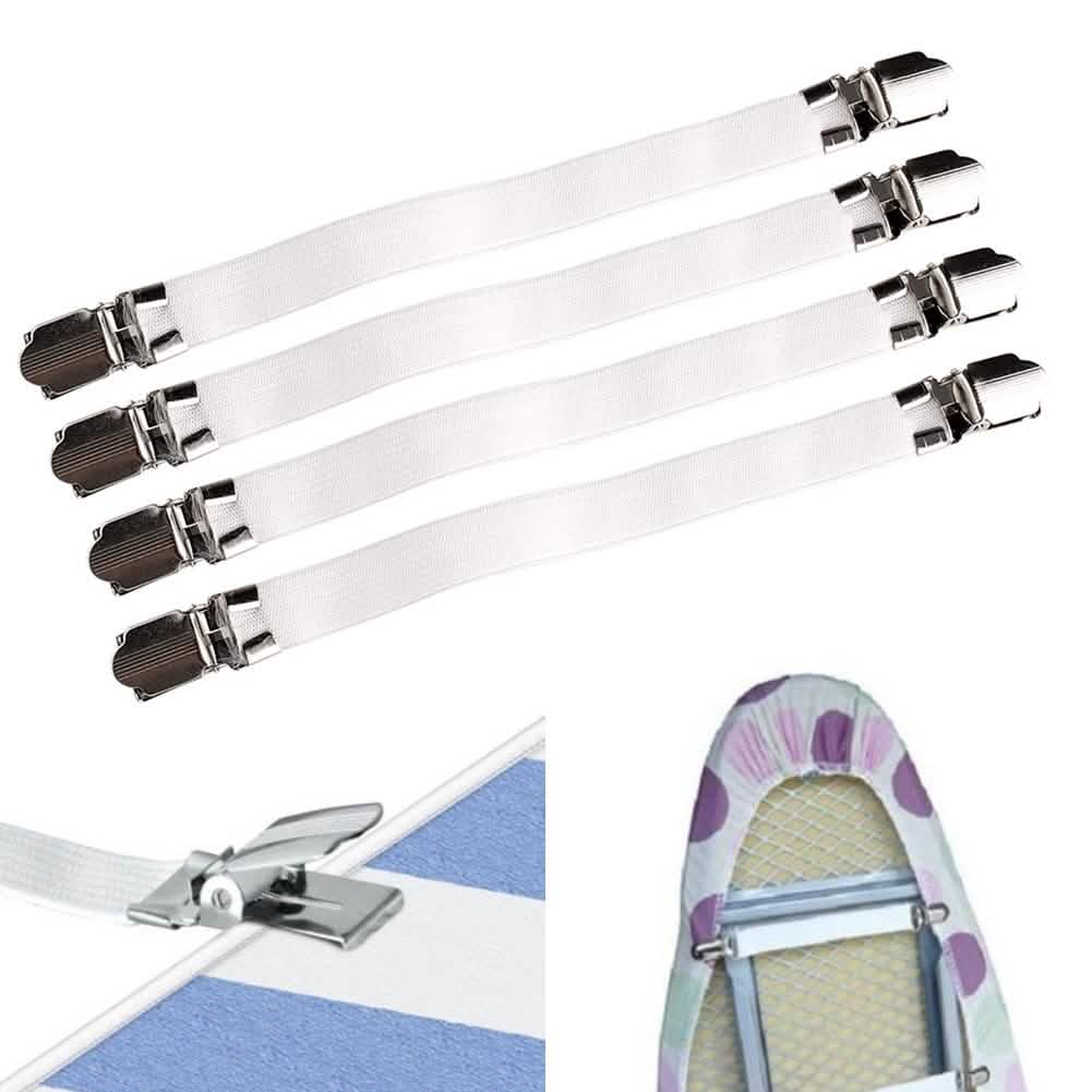 4-Pack: Fitted Bed Sheet Fasteners