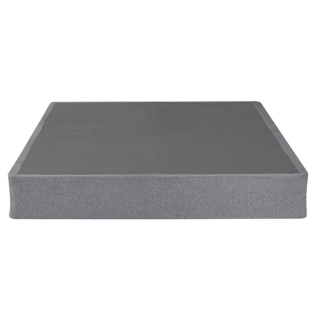 Foldable 9" Twin Size Metal Mattress Box Spring - Gray