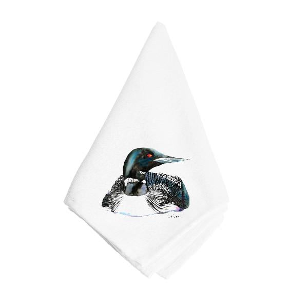 Loon Cloth Napkin, Fabric Table Napkin, Reusable, printed in the USA 8717NAP