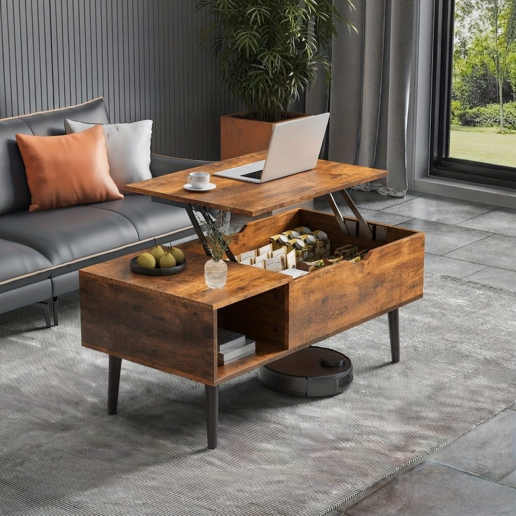 Lift Top Coffee Table with Storage,