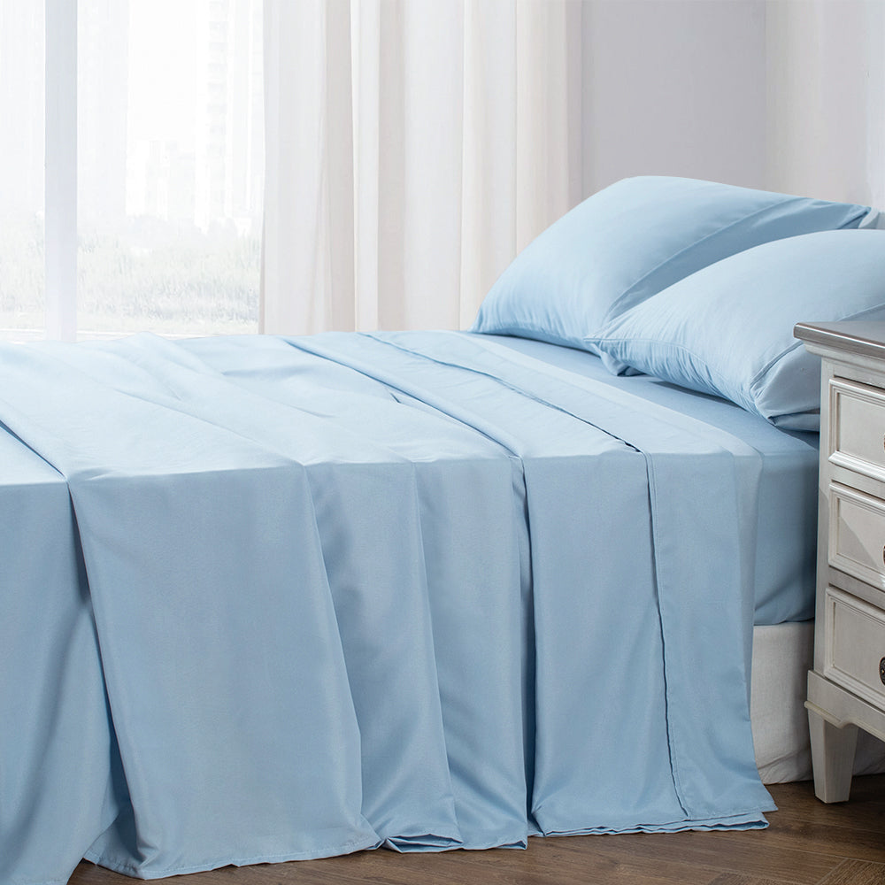 Kasentex Spring Soft Sheet Bedding Set in Deep Pocket, Hypoallergenic and Breathable, Room Decor, Graduation Gifts