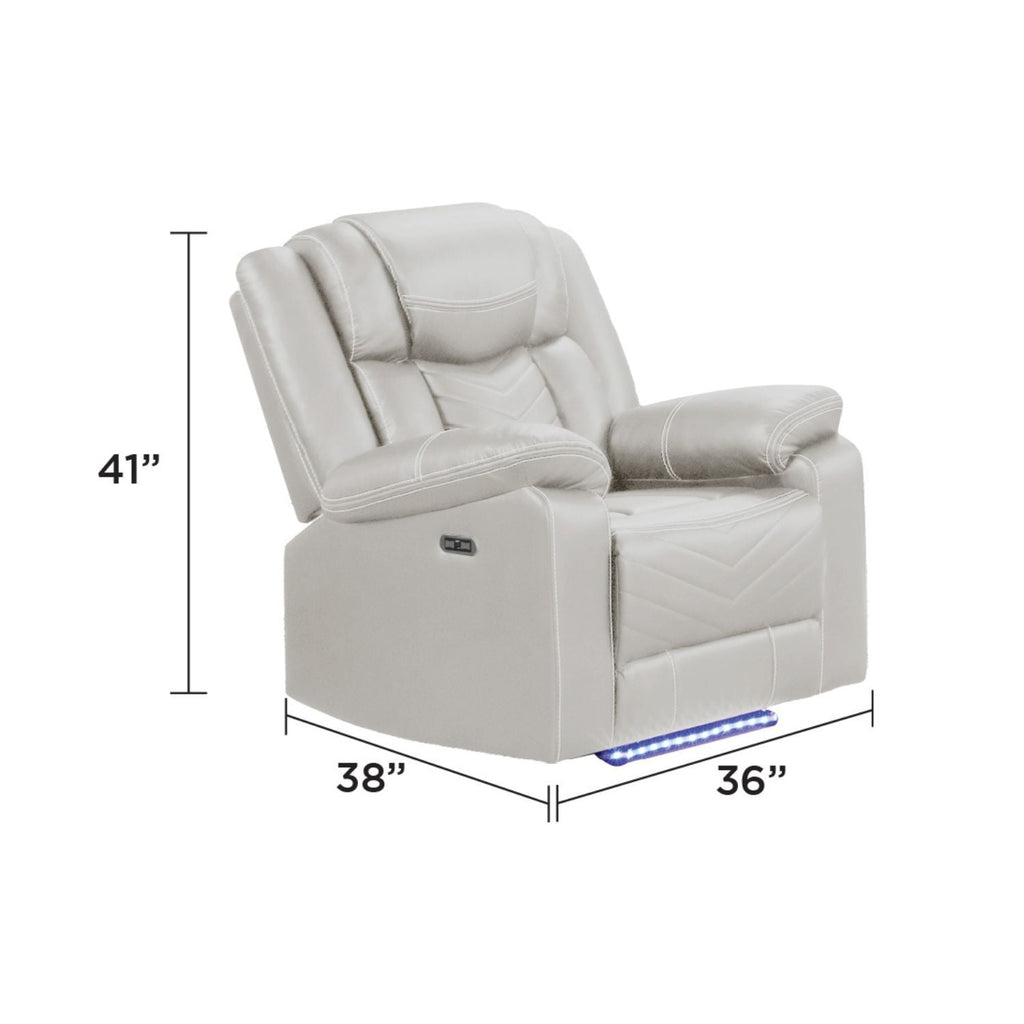 Challenger - LED Power Recliner Chair