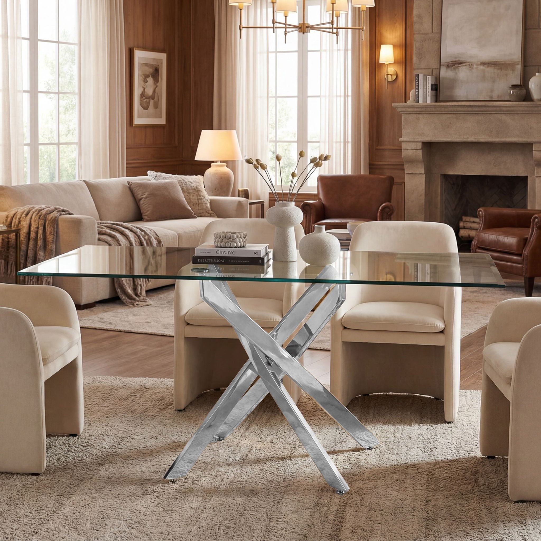 Modern Rectangular Table For Dining Room