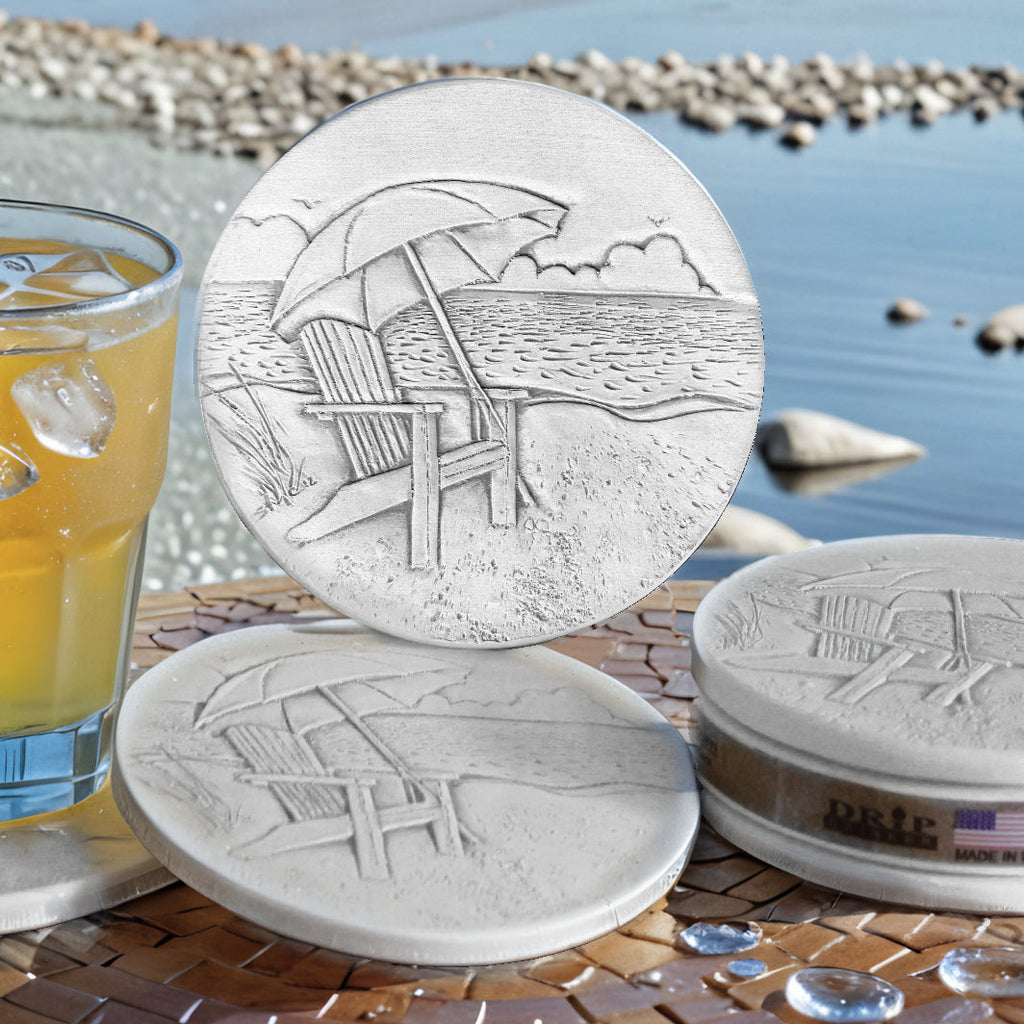 Beach Chair Drink Coasters