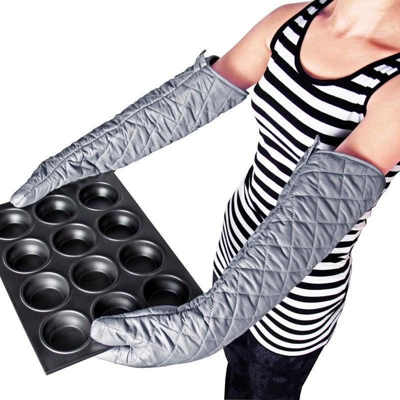 58cm Oven Gloves Long Oven Mitt Kitchen Glove
