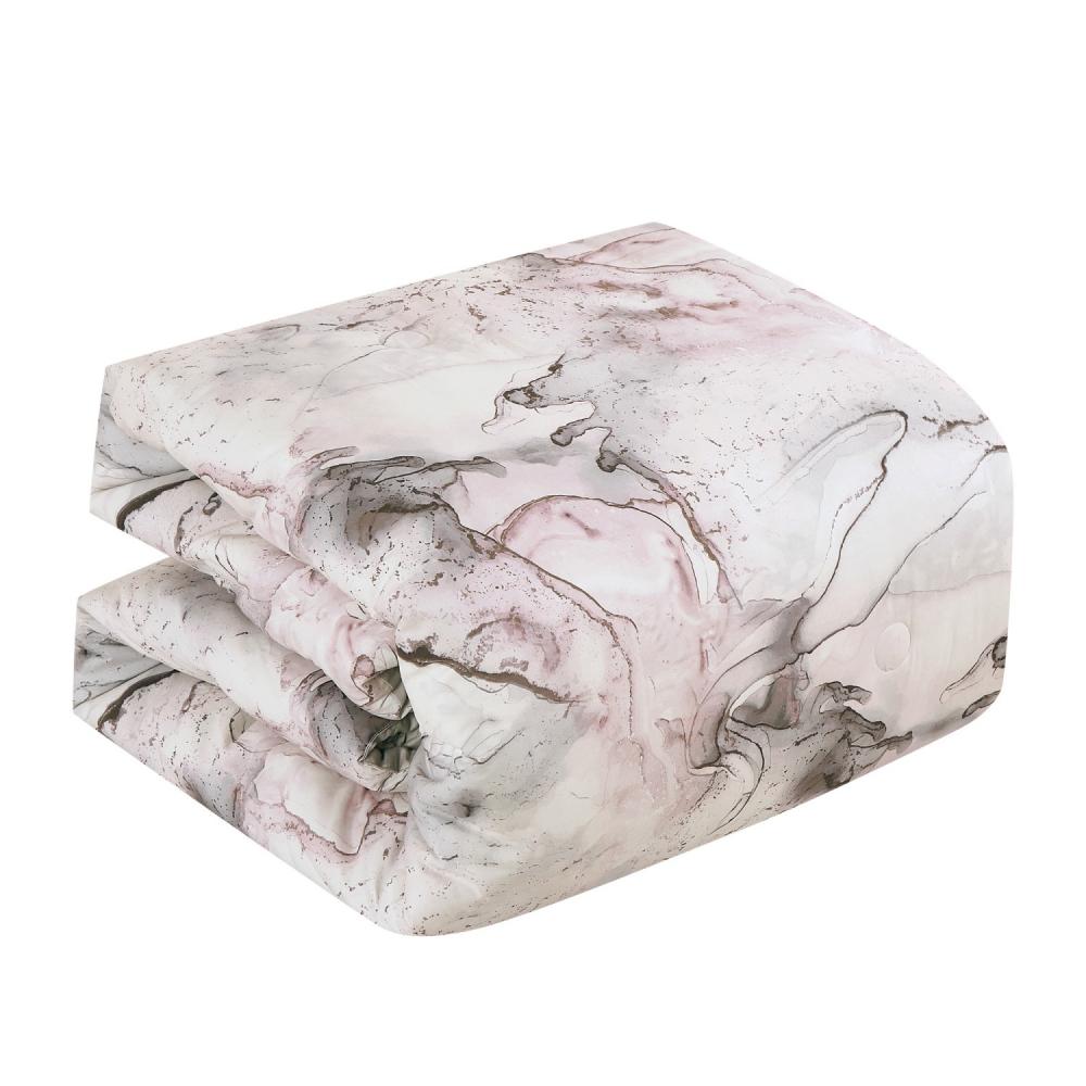 Closeout - 7 Piece Abstract Print Comforter Set with Bed Sheet Set, 22896