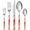 Khen 20-Piece Cutlery Set with Dinner Knives, Forks, Spoons, Salad Forks & Teaspoons
