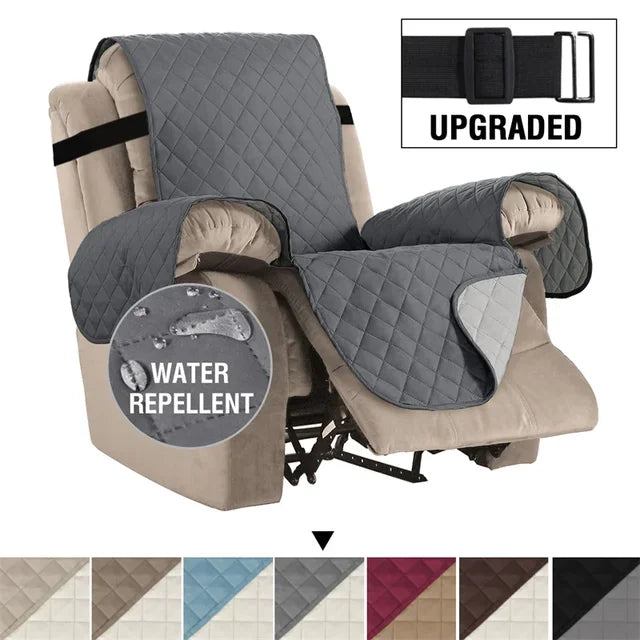 Waterproof Recliner Cover Snap Fixed Pet Dog Kids Sofa Mat Couch Slipcovers