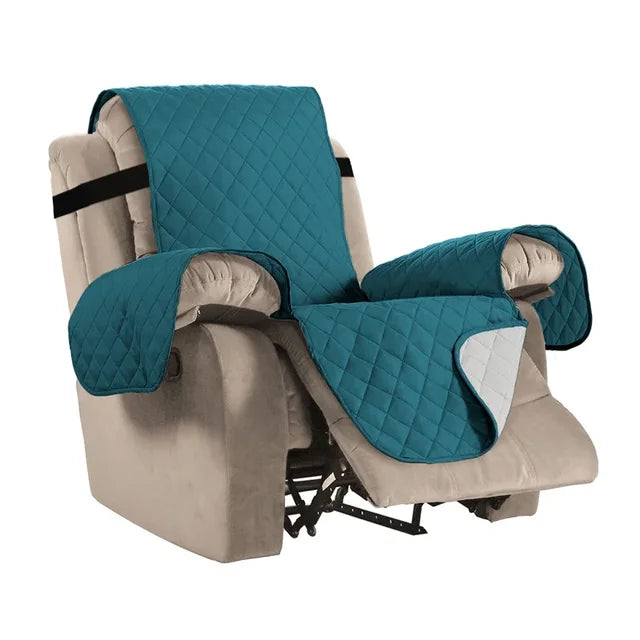 Waterproof Recliner Cover Snap Fixed Pet Dog Kids Sofa Mat Couch Slipcovers