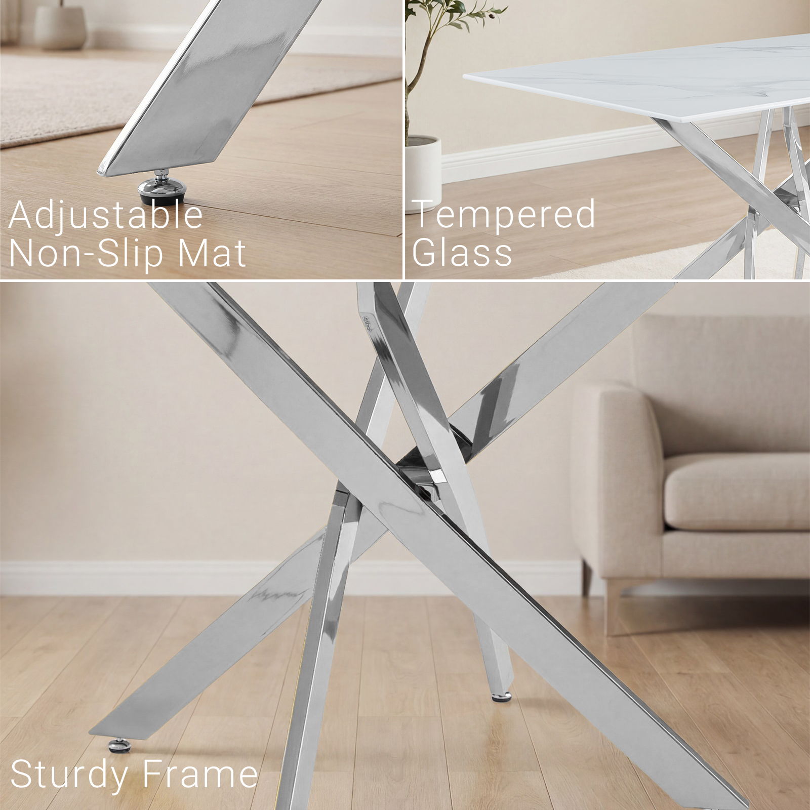 Modern Rectangular Table For Dining Room