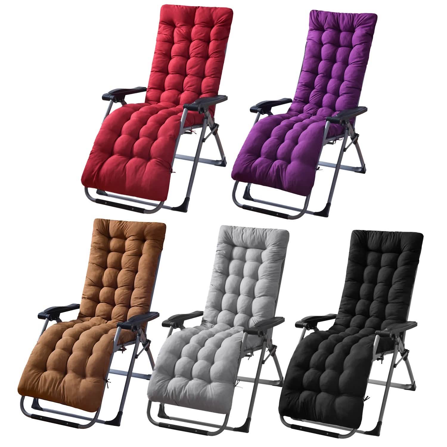 67x22in Chaise Lounger Cushion Recliner Rocking Chair Sofa