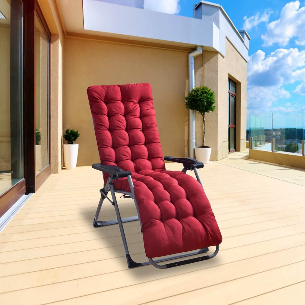67x22in Chaise Lounger Cushion Recliner Rocking Chair Sofa