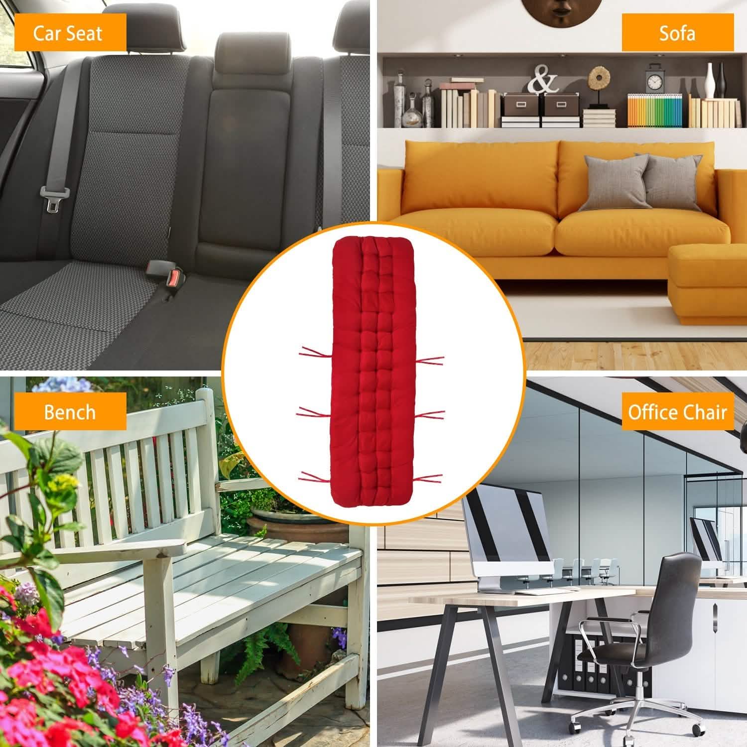 67x22in Chaise Lounger Cushion Recliner Rocking Chair Sofa