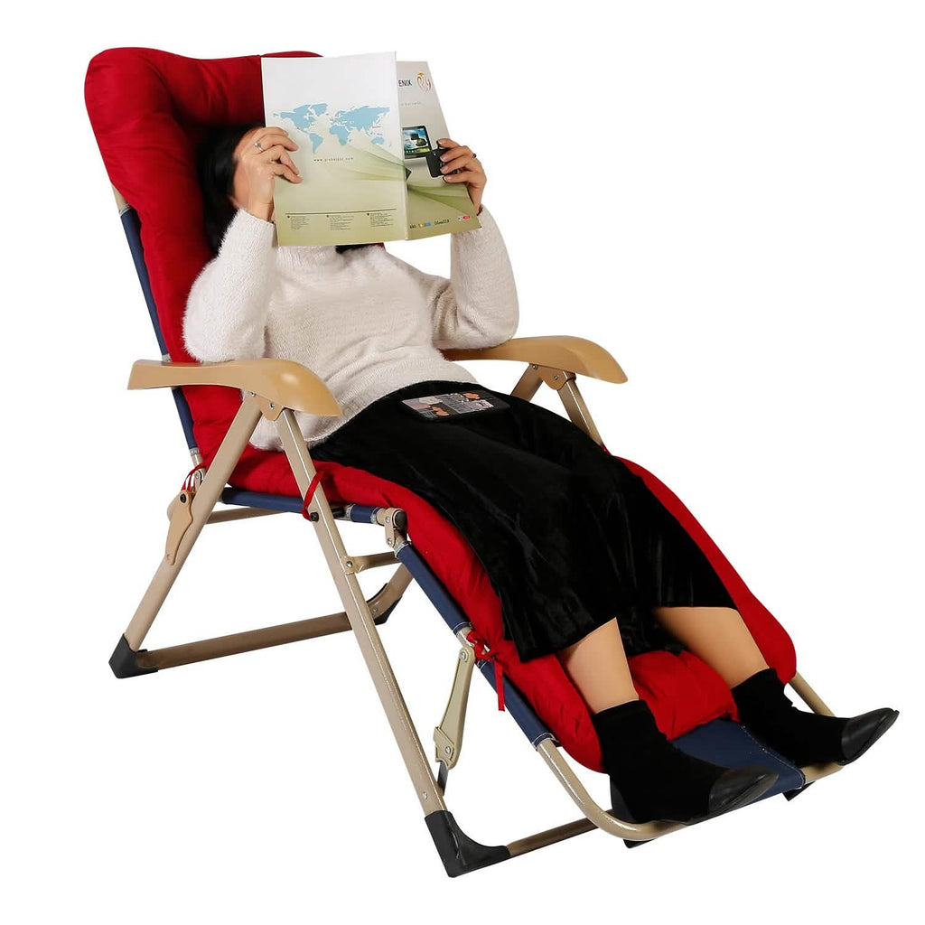 67x22in Chaise Lounger Cushion Recliner Rocking Chair Sofa