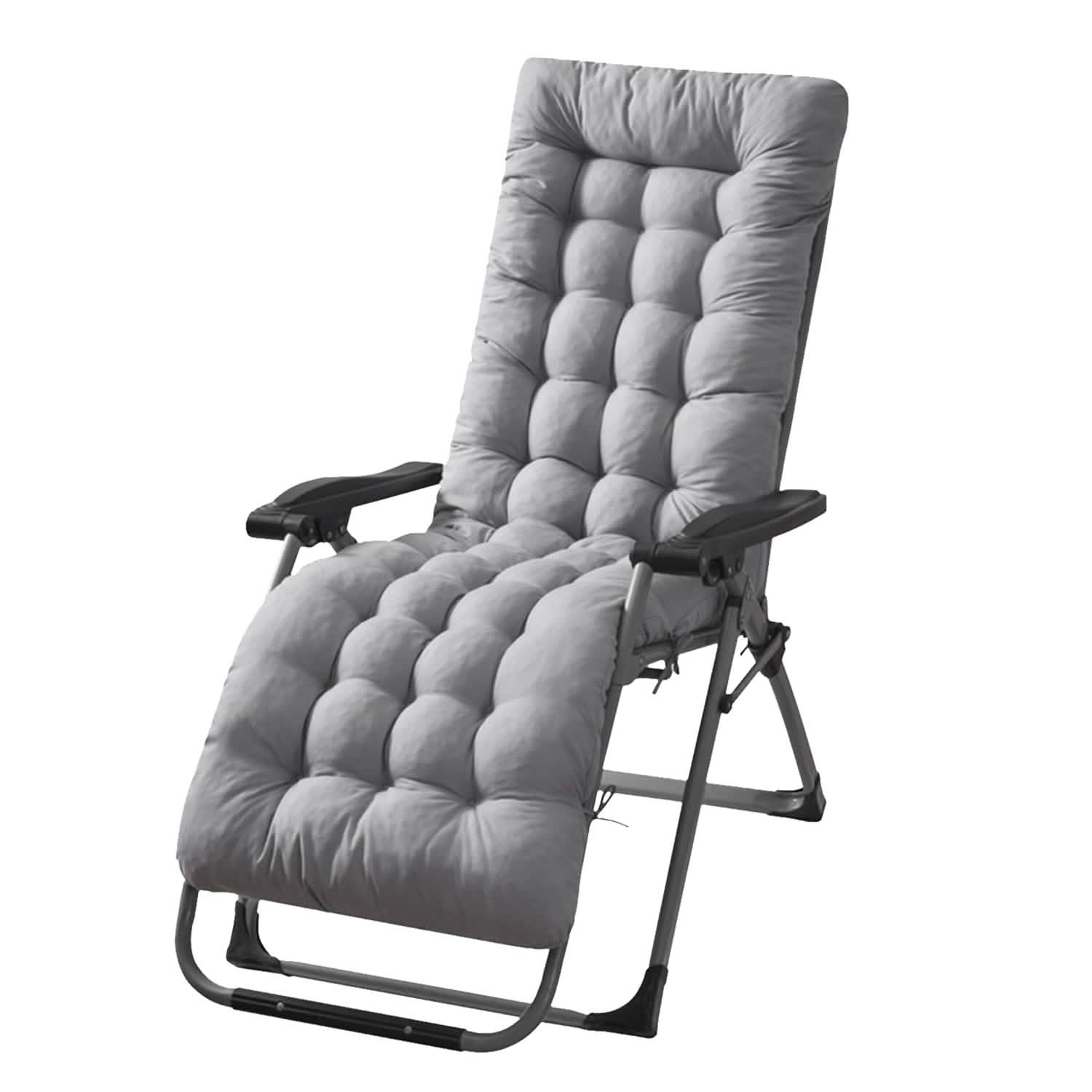 67x22in Chaise Lounger Cushion Recliner Rocking Chair Sofa