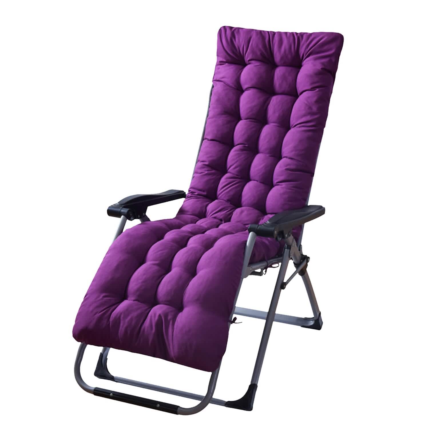 67x22in Chaise Lounger Cushion Recliner Rocking Chair Sofa