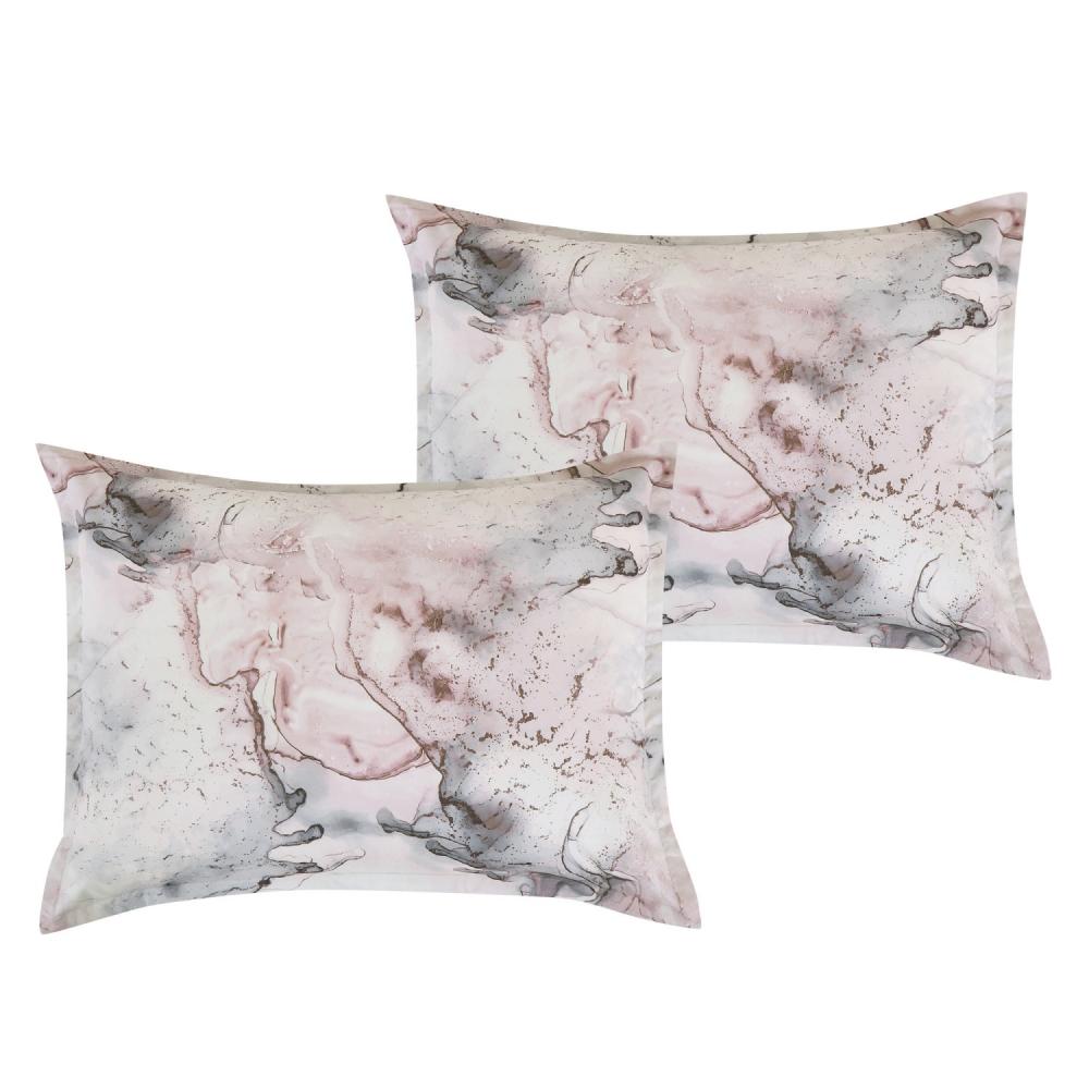Closeout - 7 Piece Abstract Print Comforter Set with Bed Sheet Set, 22896