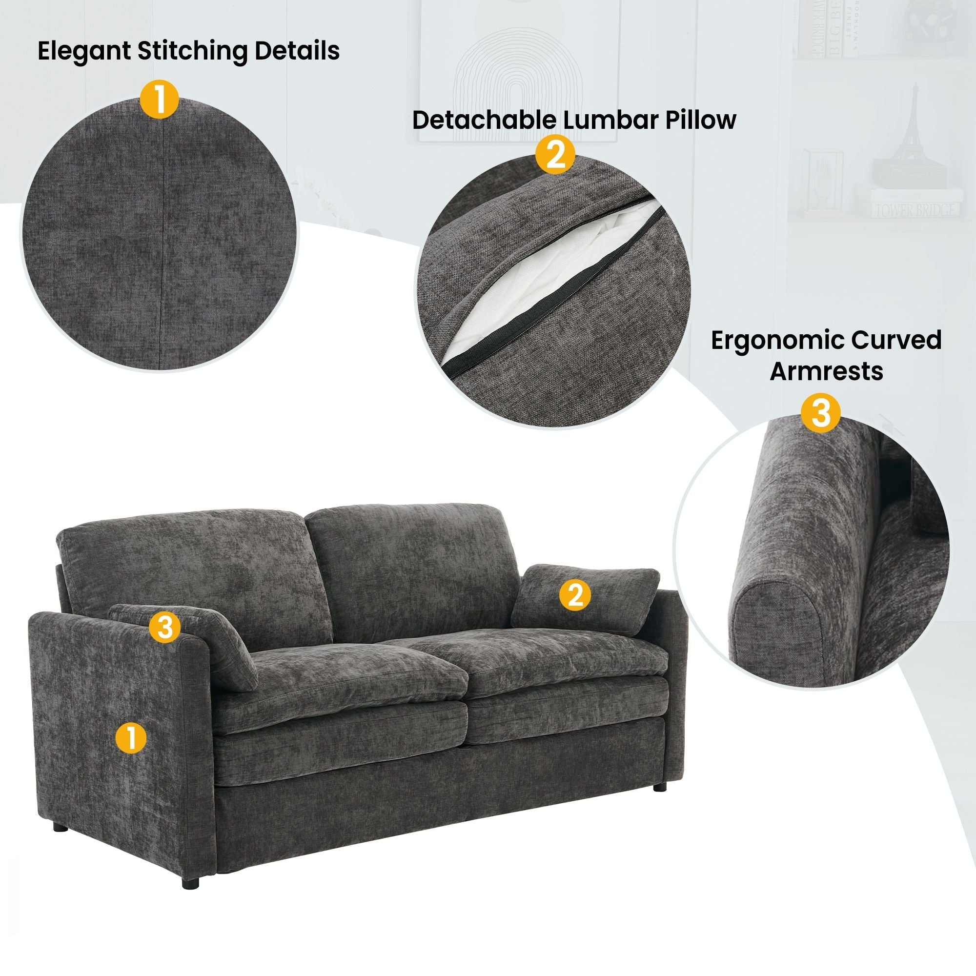 Cloud Sofa Set Couch For Living Room
