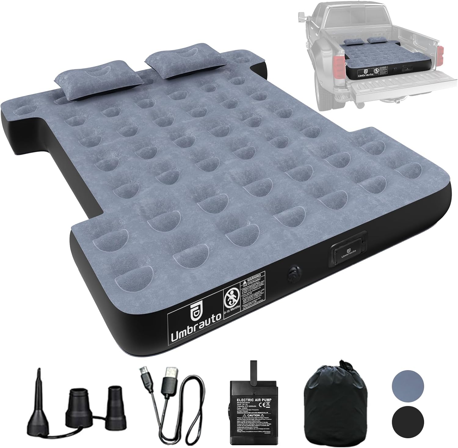 5.5-5.8ft | 6-6.5ft Ford Truck Bed Air Mattress 1.0
