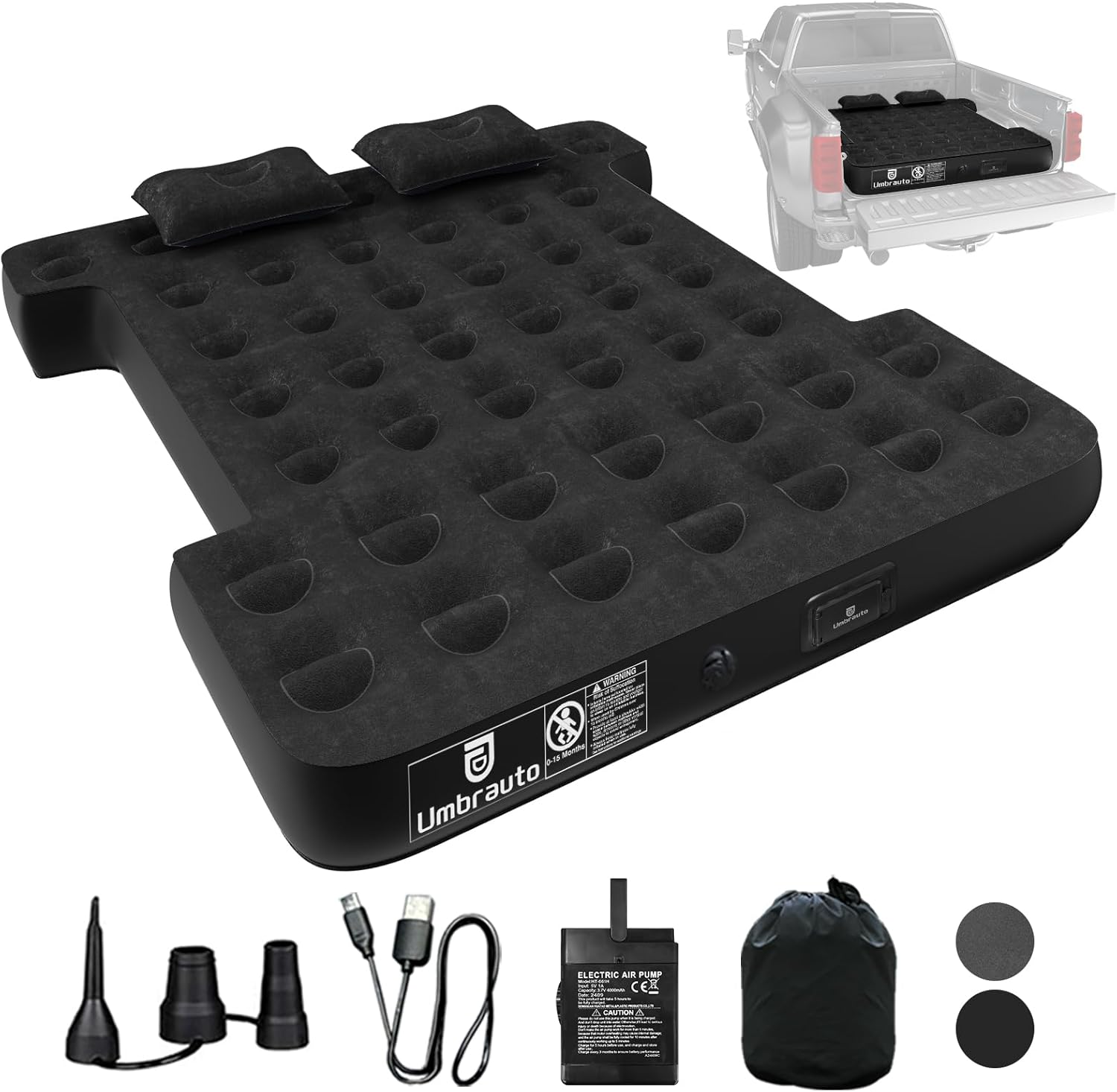 5.5-5.8ft | 6-6.5ft Ford Truck Bed Air Mattress 1.0