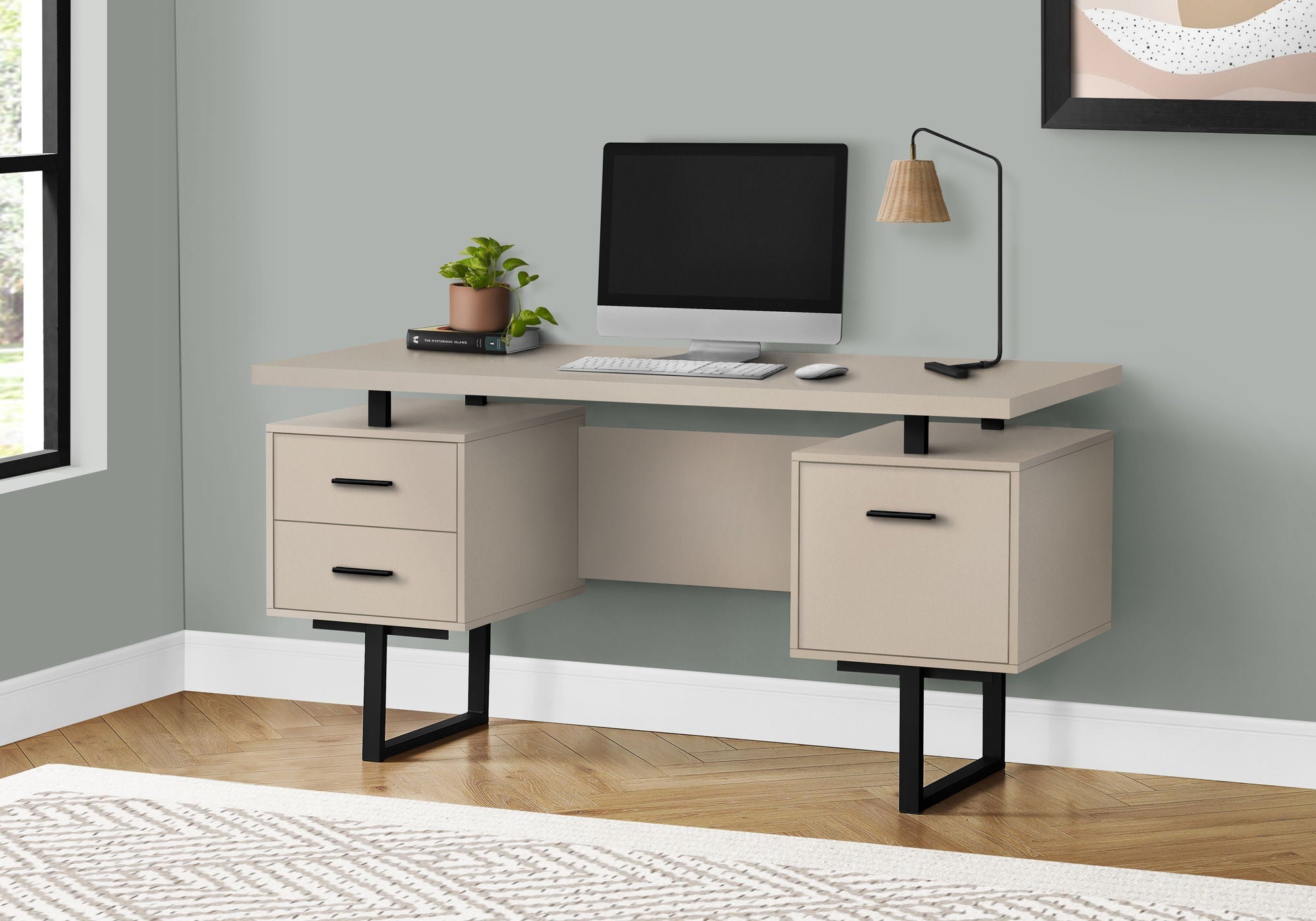 Computer Desk For Home Office With Storage Drawers