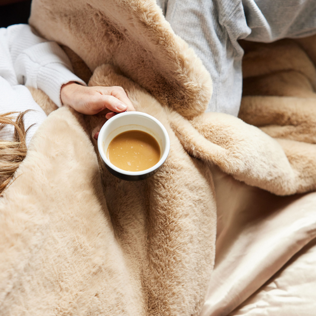 Luxury Indoor Large Blanket with Waterproof Backing | Pretty Rugged
