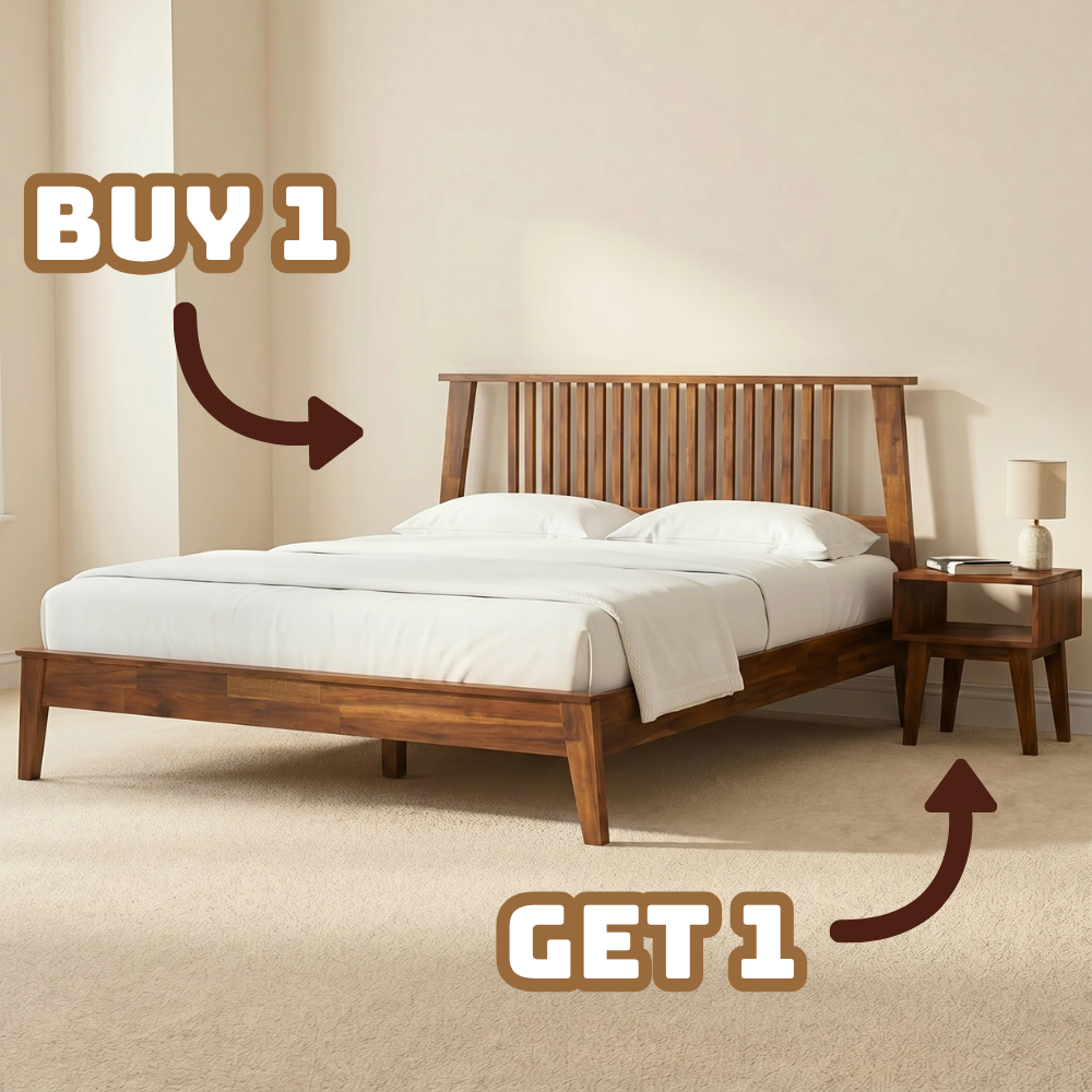 Kaylin Solid Wood Bed Frame