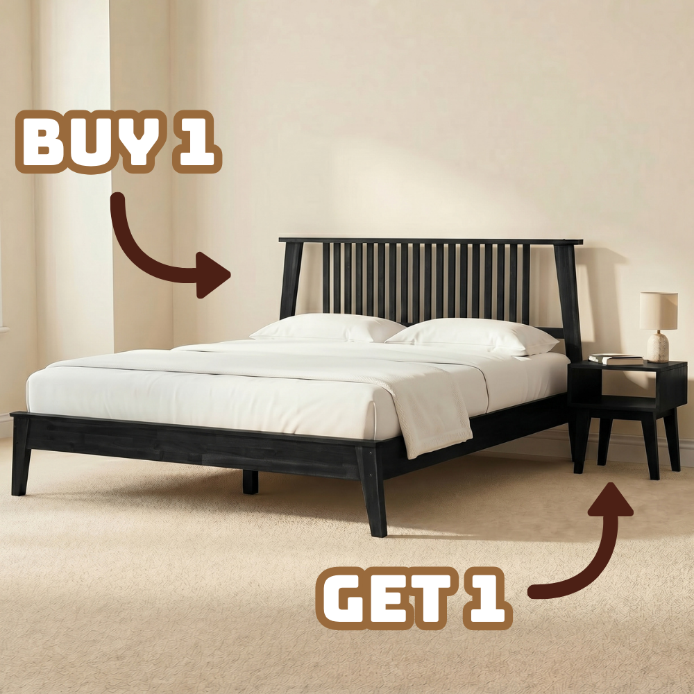 Kaylin Solid Wood Bed Frame