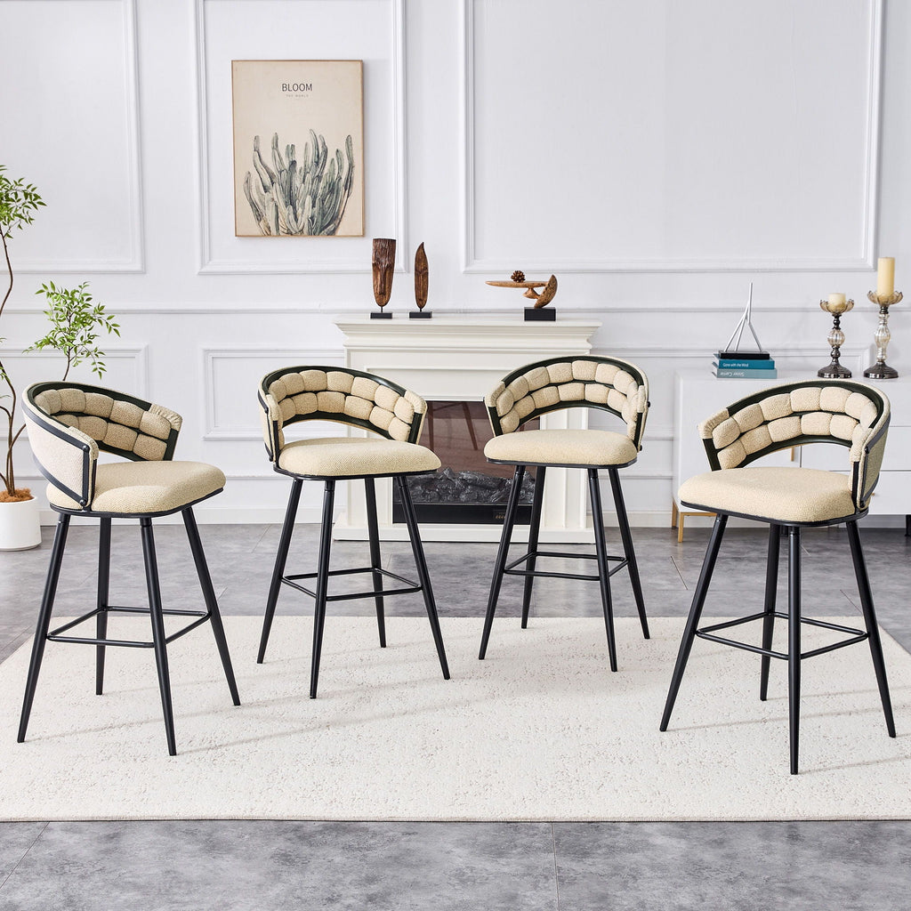 Bar Stools, Kitchen Island Counter Height Stools (Set of 2)