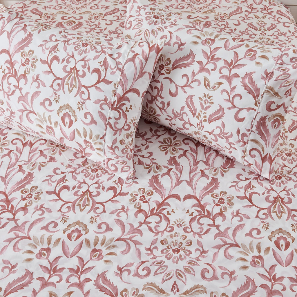 Watercolor Floral Sheet Set - Delia Collection