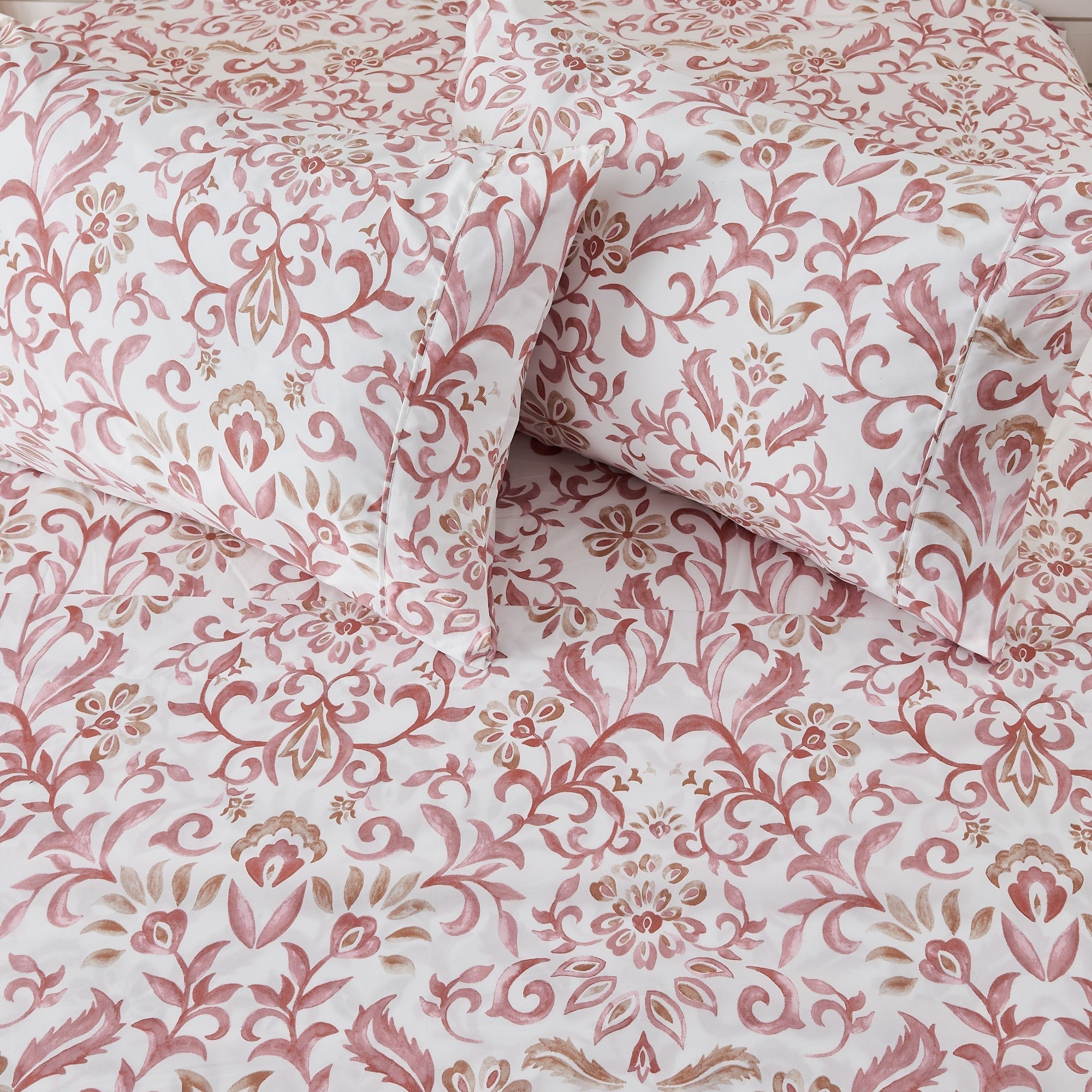 Watercolor Floral Sheet Set - Delia Collection
