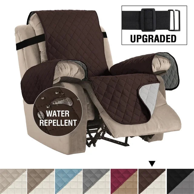 Waterproof Recliner Cover Snap Fixed Pet Dog Kids Sofa Mat Couch Slipcovers