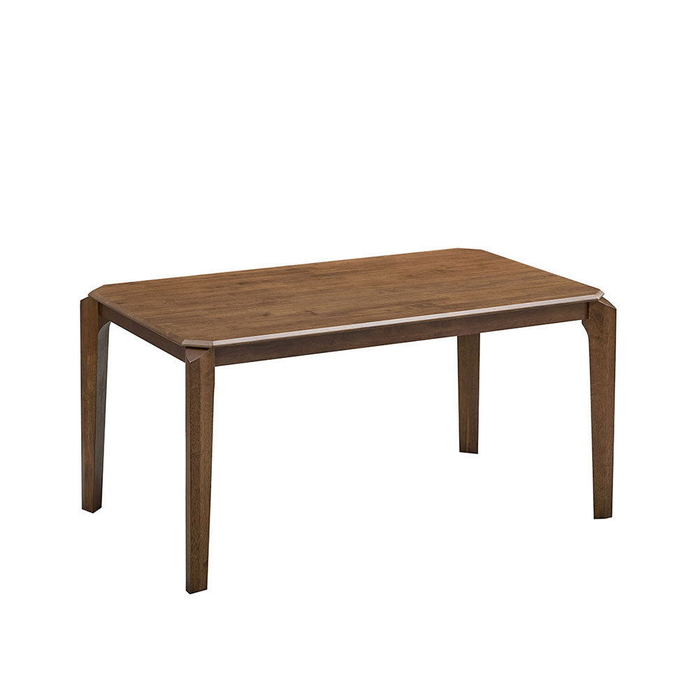ACTU 59” Solid Wood Mid-Century Modern Dining Table Set for Small Spaces (Seats 4–6)