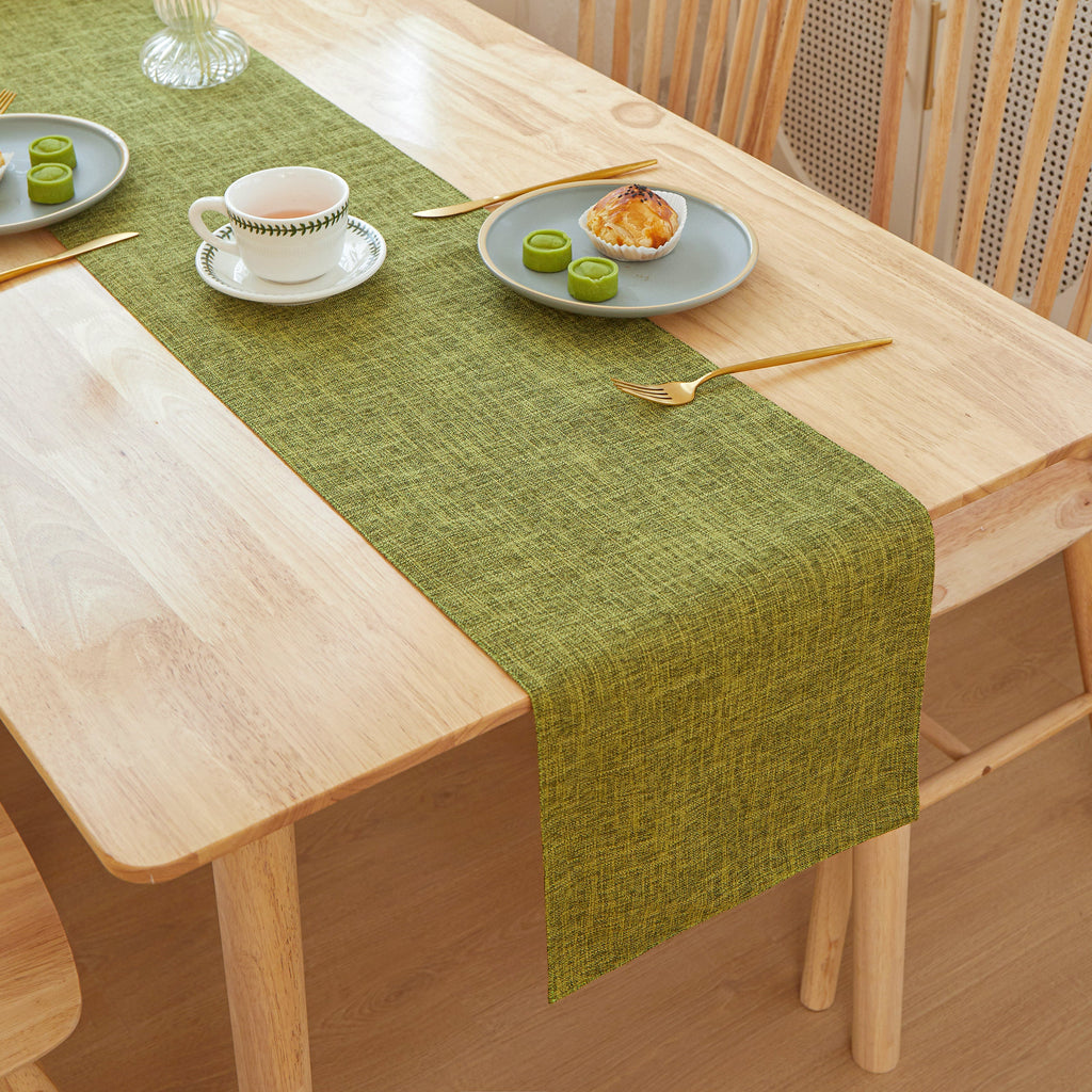 Table Cloth Flat Edges size 12"W x 71" L
