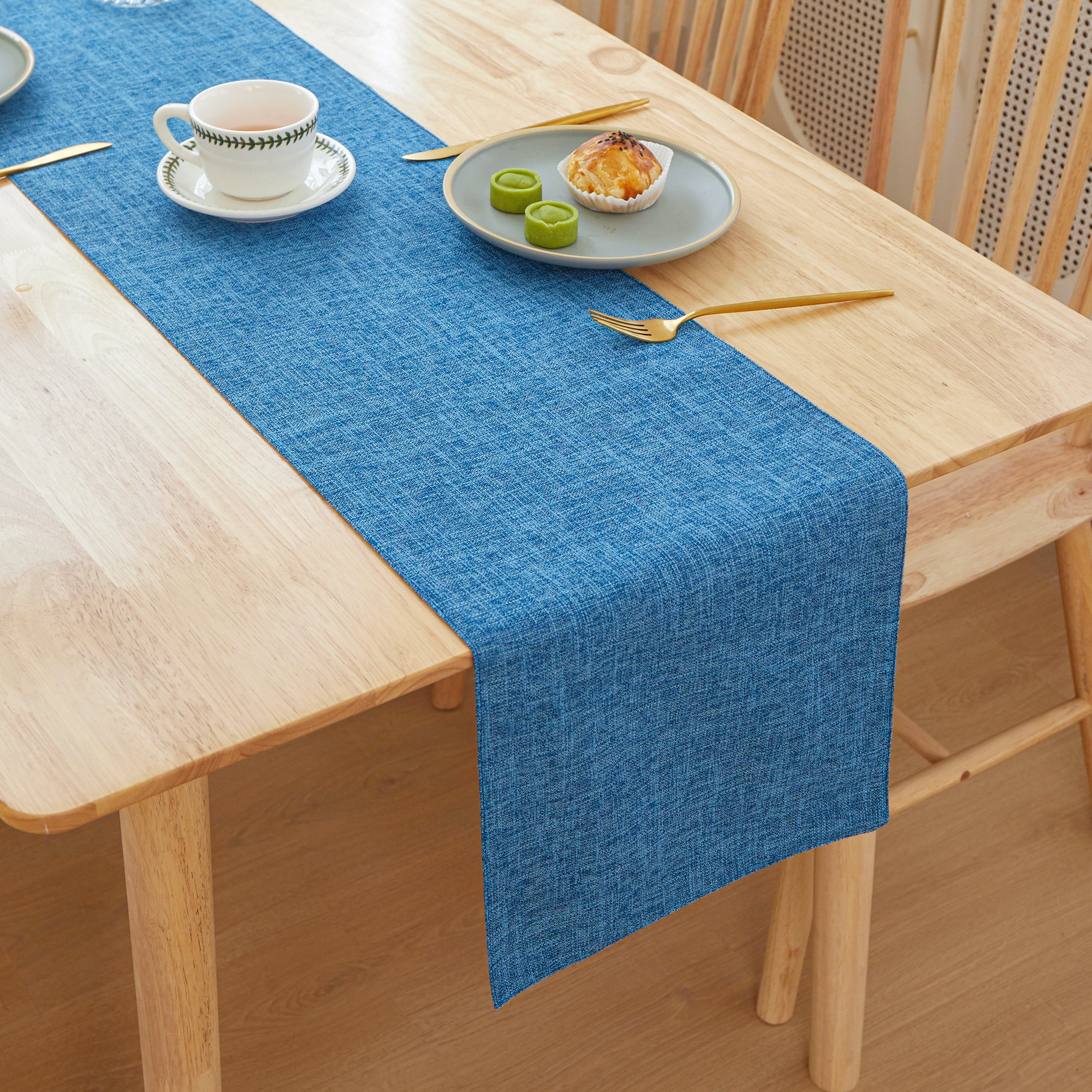 Table Cloth Flat Edges size 12"W x 71" L
